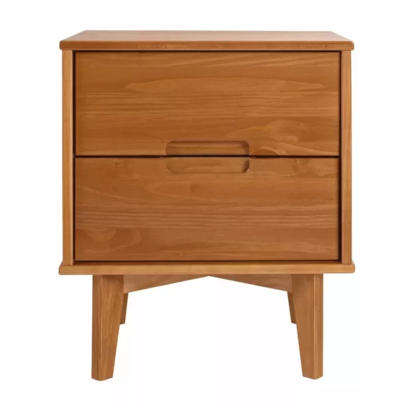 Mid-Century Modern Wood Nightstand