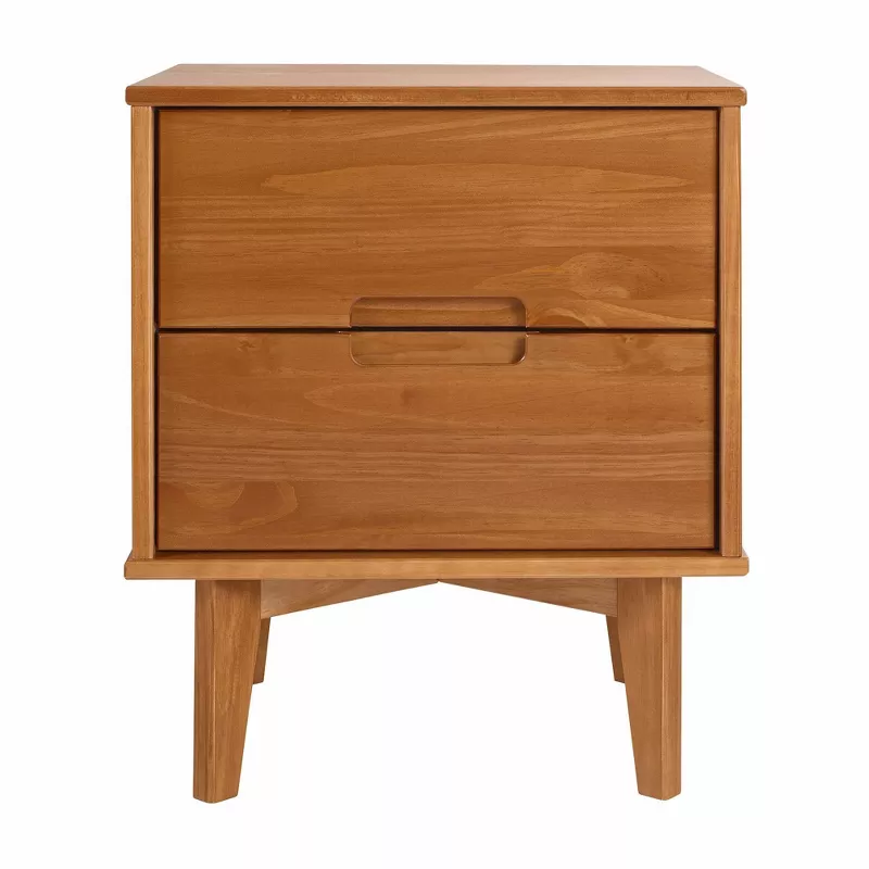 Mid-Century Modern Wood Nightstand