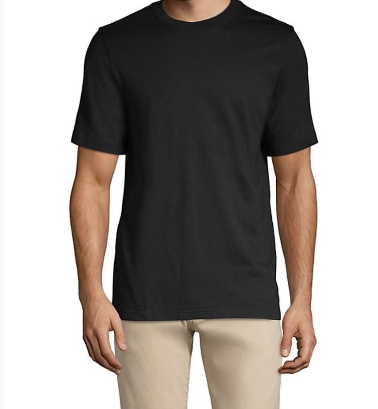 Men's Basic Black Tshirt